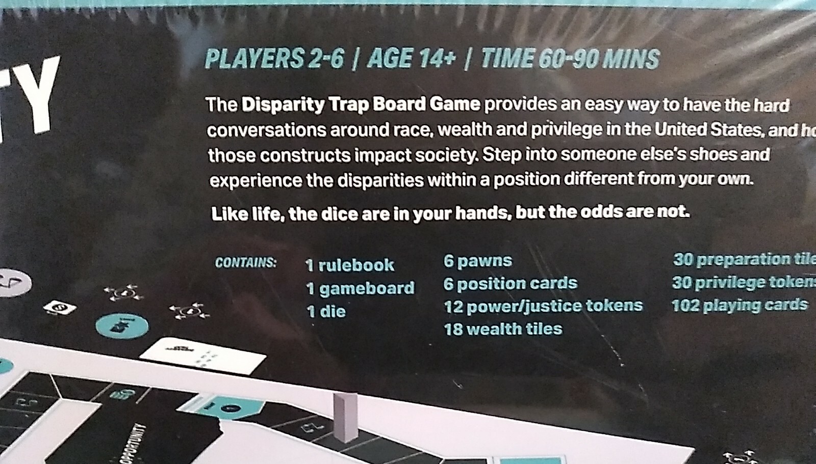 Disparity Trap Board Game – The Unfair Game of Life – 2 to 6 Players – Age 14+