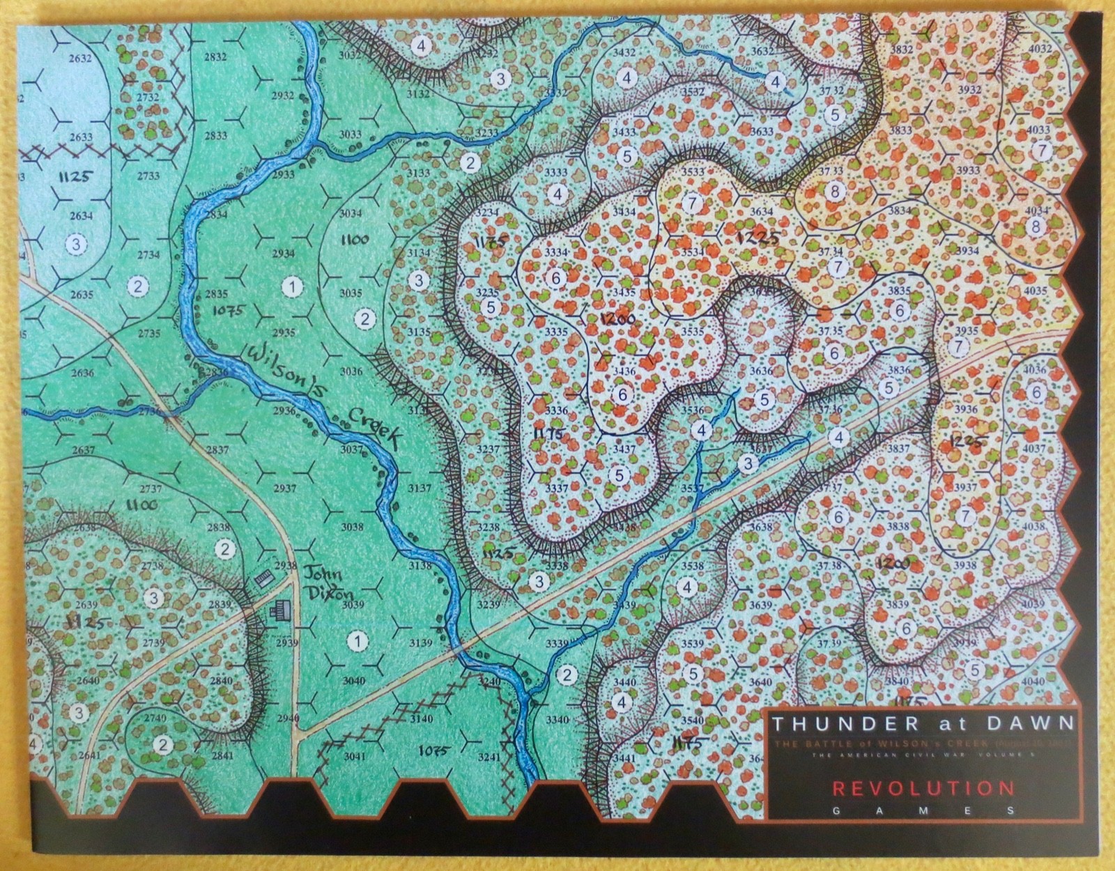 Thunder At Dawn: The Battle of Wilson’s Creek Revolution Games 2021 unpunched