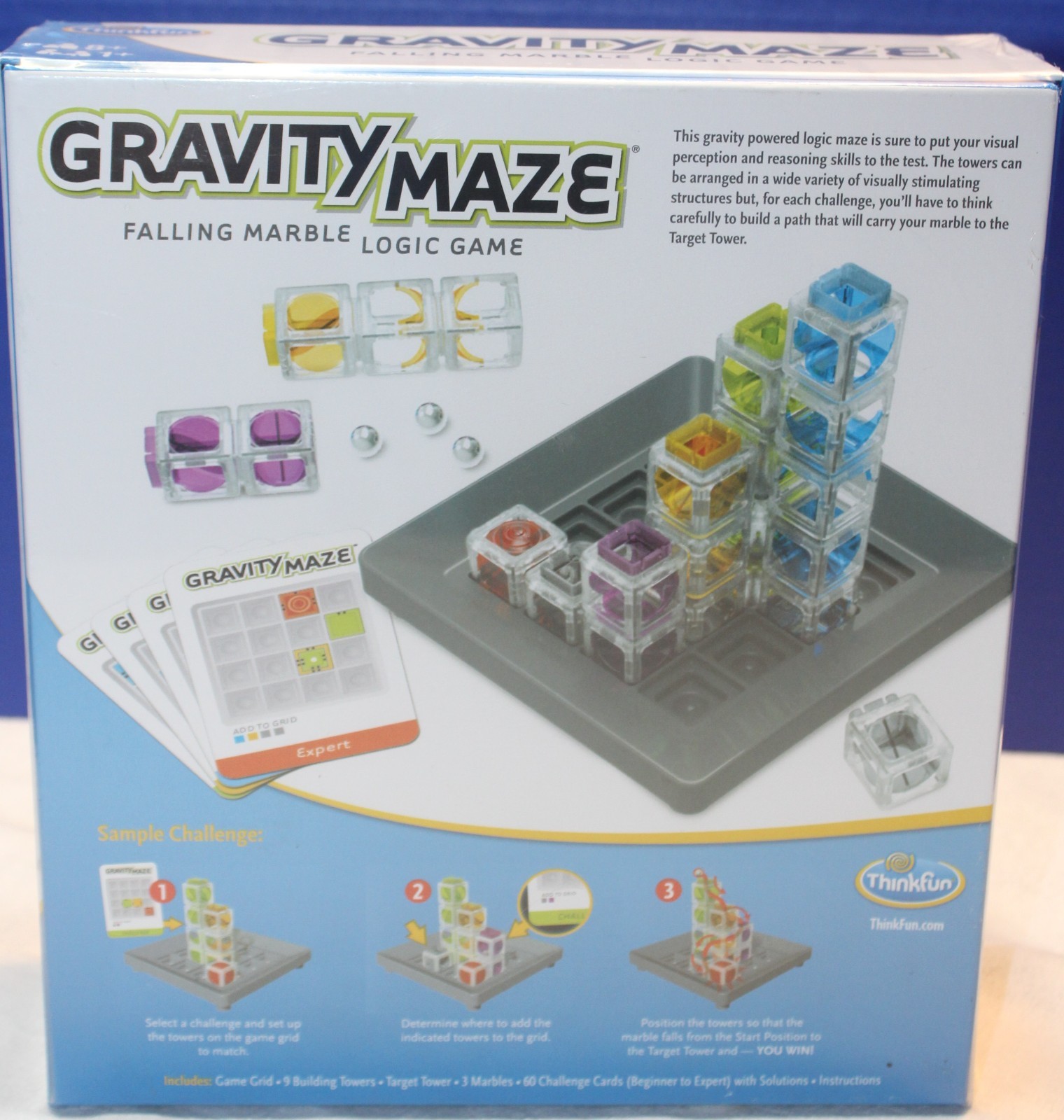 Gravity Maze Falling Marble Logic Game – 60 Challenges – SEALED Thinkfun 8+ STEM