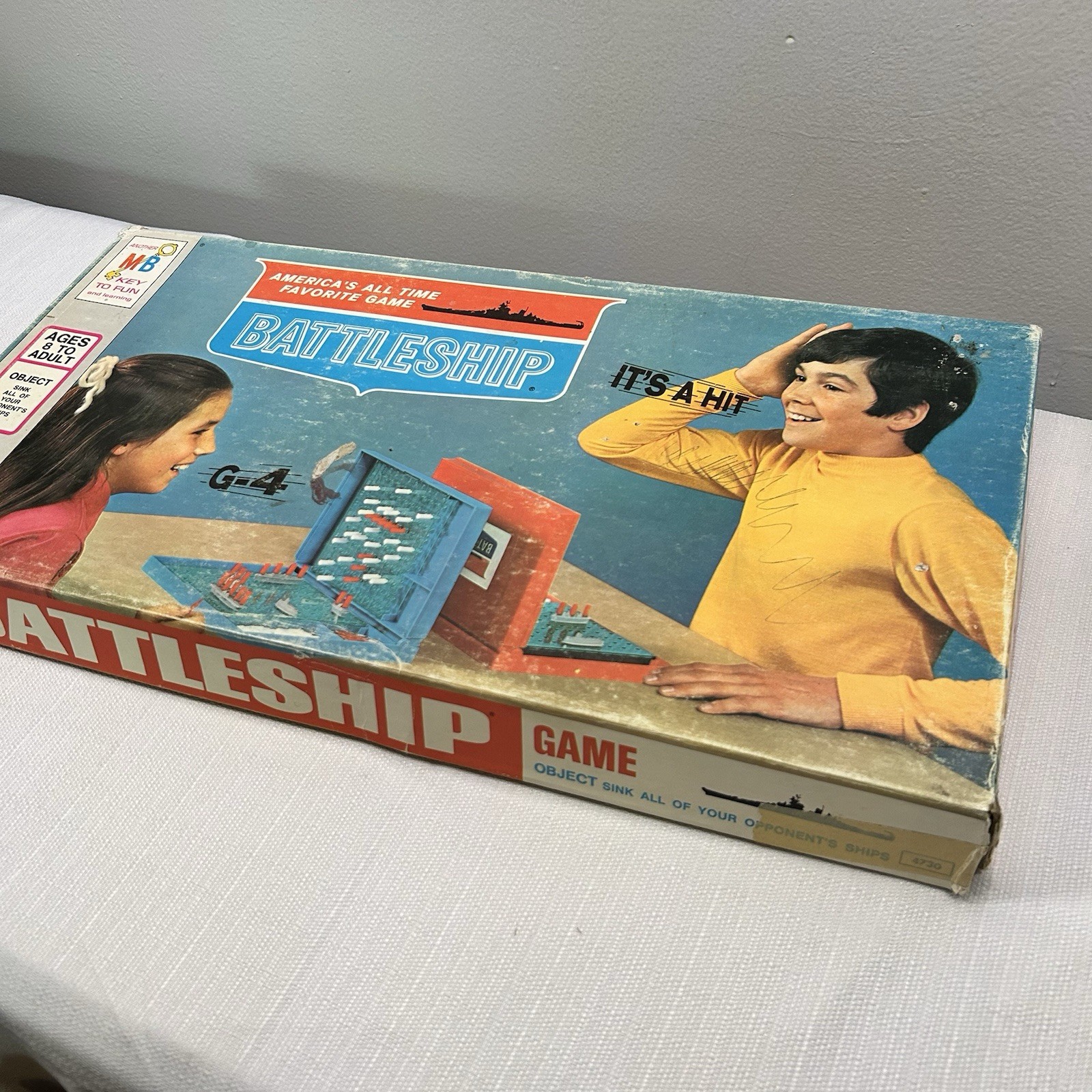 Vtg 1971 Battleship Game by Milton Bradley in Great Condition 100% Complete!