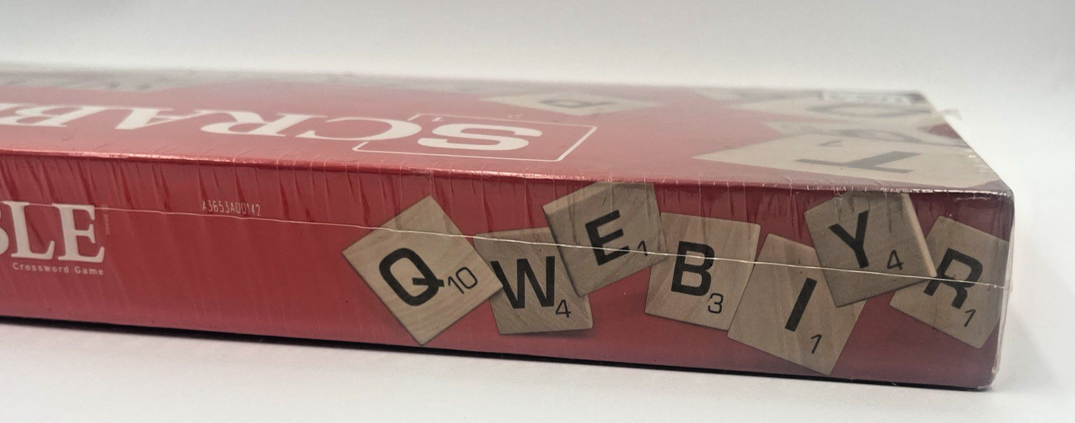 Scrabble Board Game Crossword New Factory Sealed Hasbro A8166 2013 Tiles USA SEE