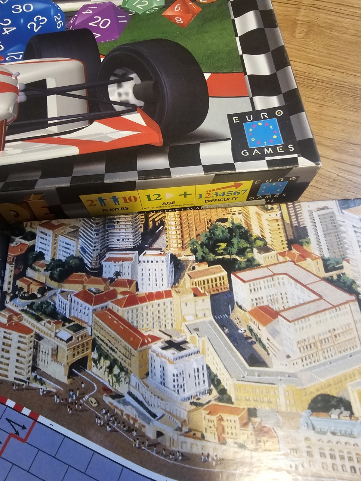 Vintage Formula DE Board Game Euro Games F1 Racing 100% Complete