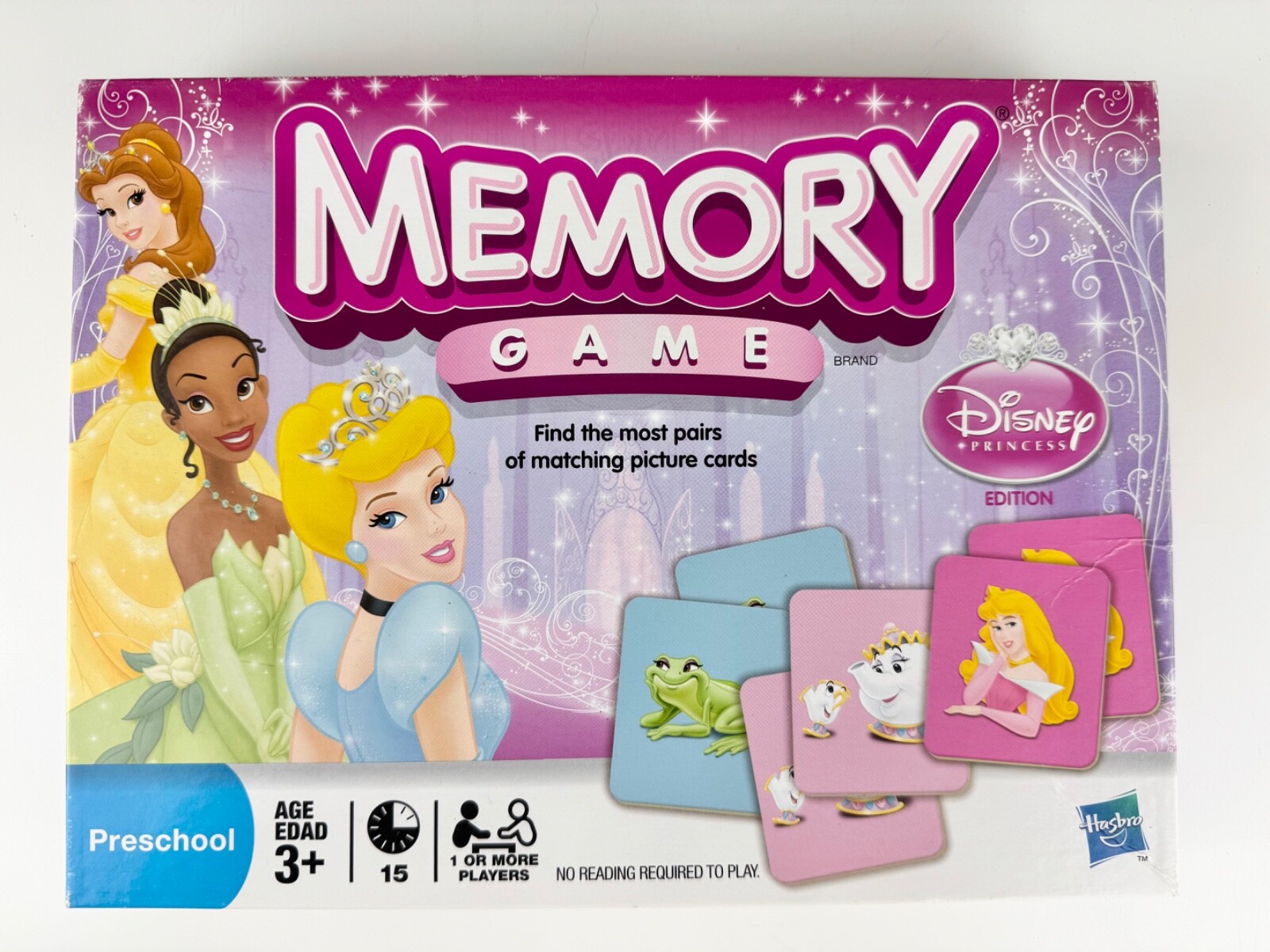 Memory Matching Game Disney Princess Edition By Hasbro Good Fun