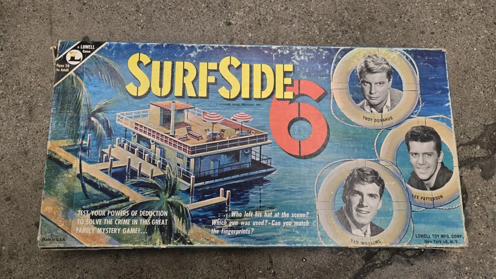 SURFSIDE 6! BOARD GAME 1960s LOWELL! (Please Read)