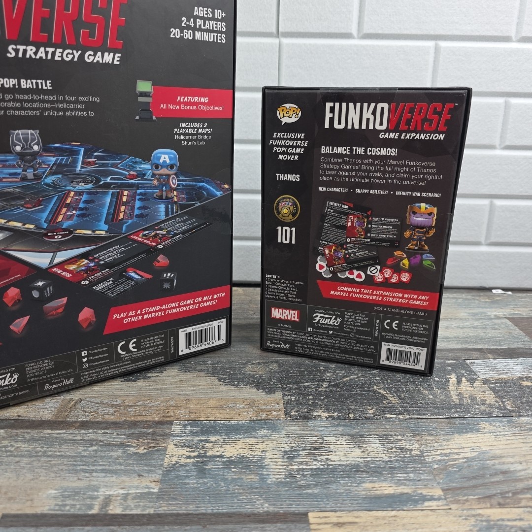 MARVEL FUNKOVERSE STRATEGY GAME 100 PLUS EXPANSION 101 CHASE THANOS NEW SEALED