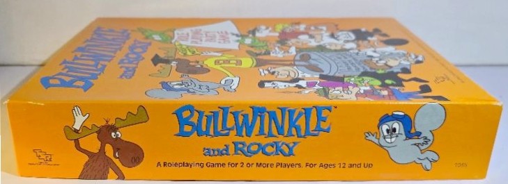 Bullwinkle and Rocky Role Playing Party Game RPG 1988 COMPLETE Unplayed MINT