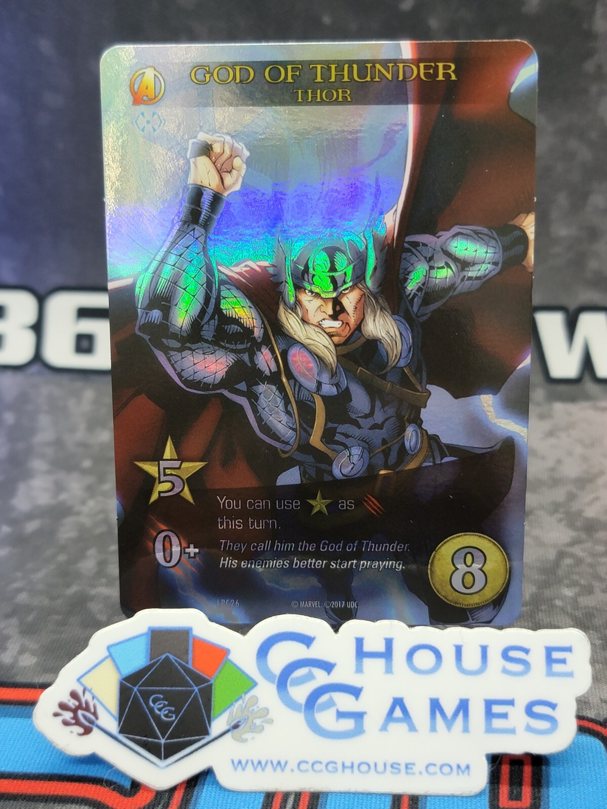 THOR God of Thunder – Legendary Board Game Promo Deckbuilder *CCGHouse*