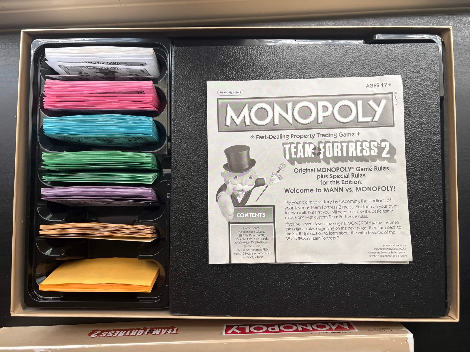 Team Fortress 2 Monopoly Board Game – Good Condition, Everything Included