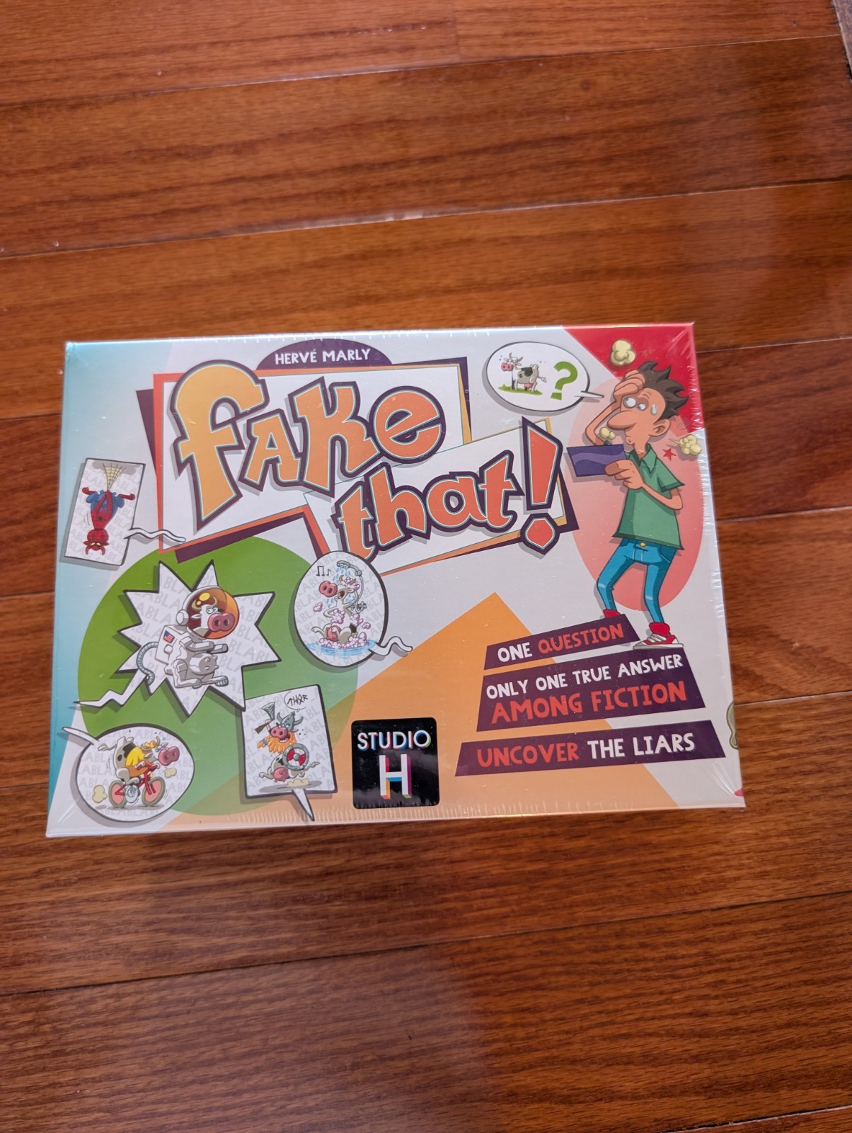 Fake That! Party Game Quiz Board Game 350 Cards 4+ Players Ages 10+