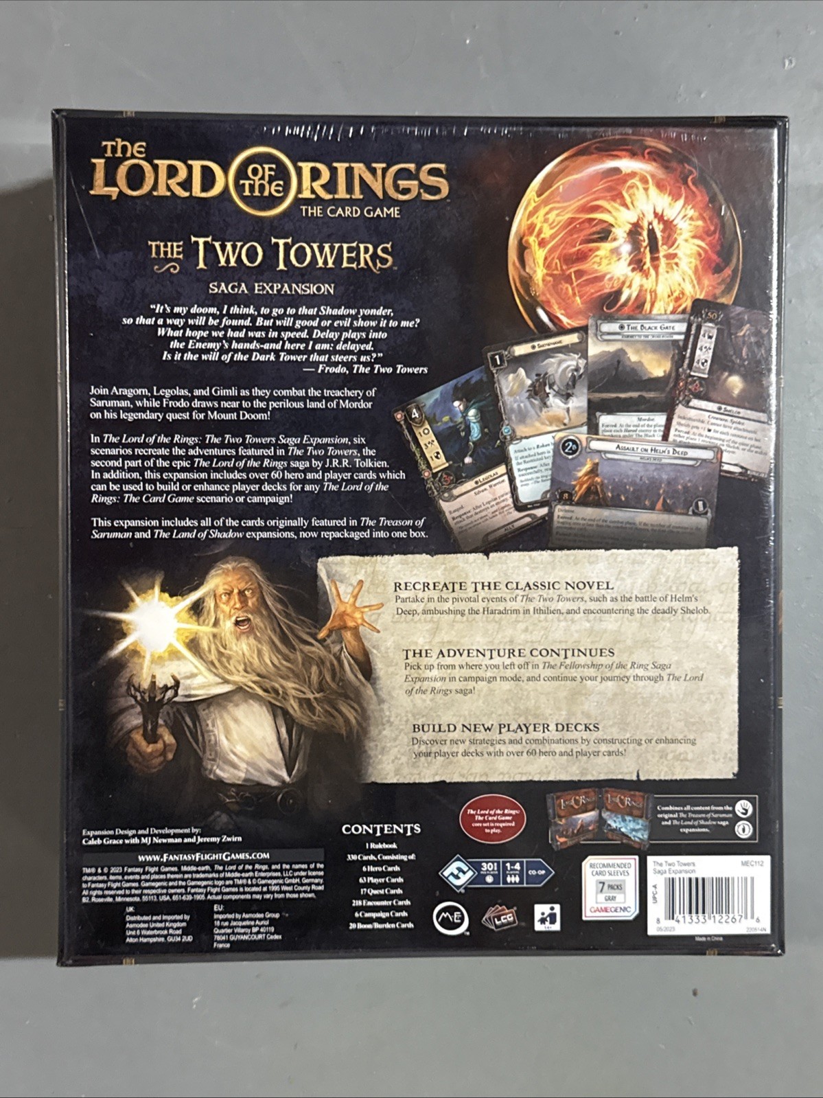 LOTR LCG The Two Towers Saga Expansion Lord of the Rings New Sealed