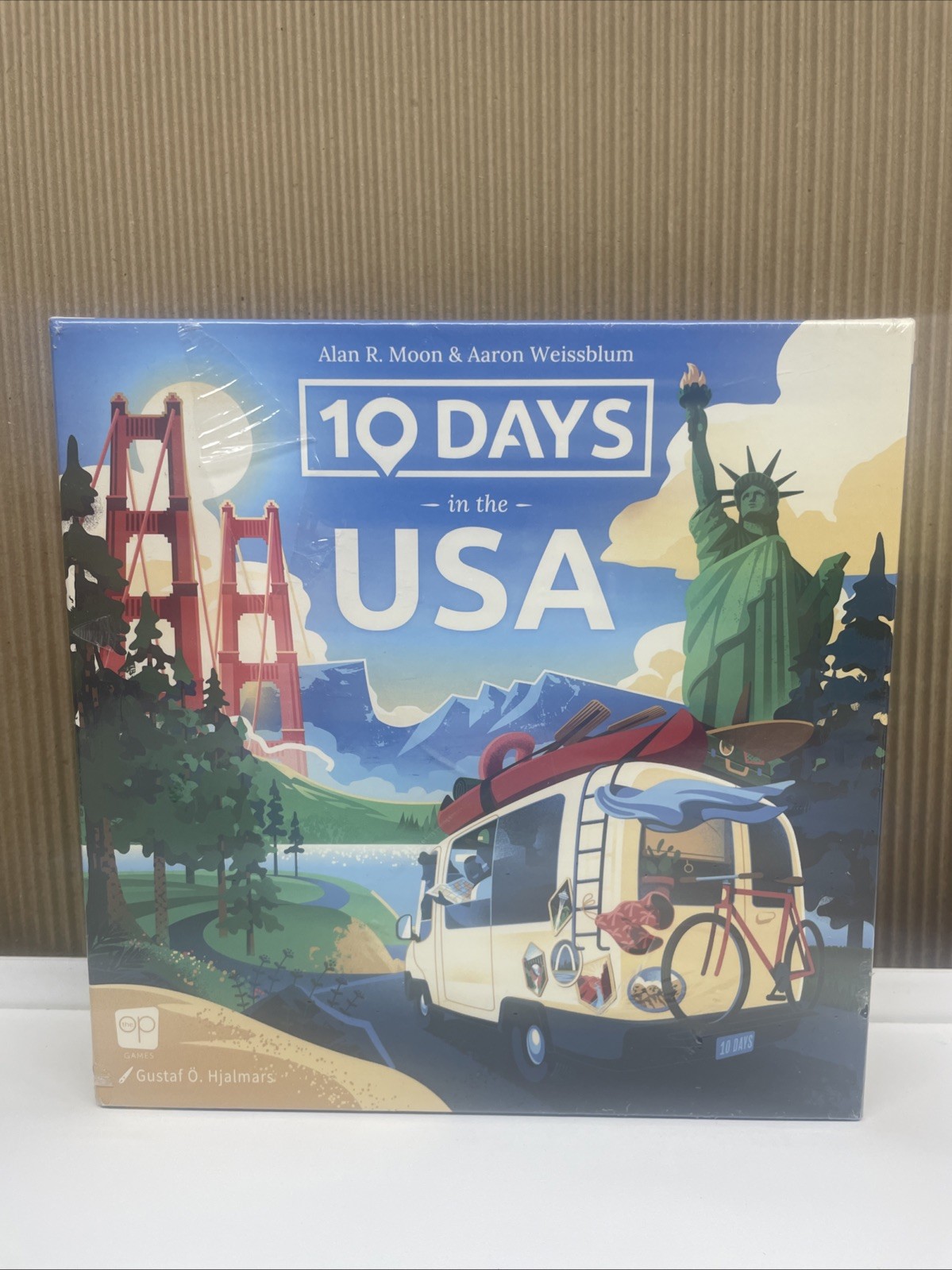 10 Days in the USA Board Game The OP Games Family Adult & Kids New Read