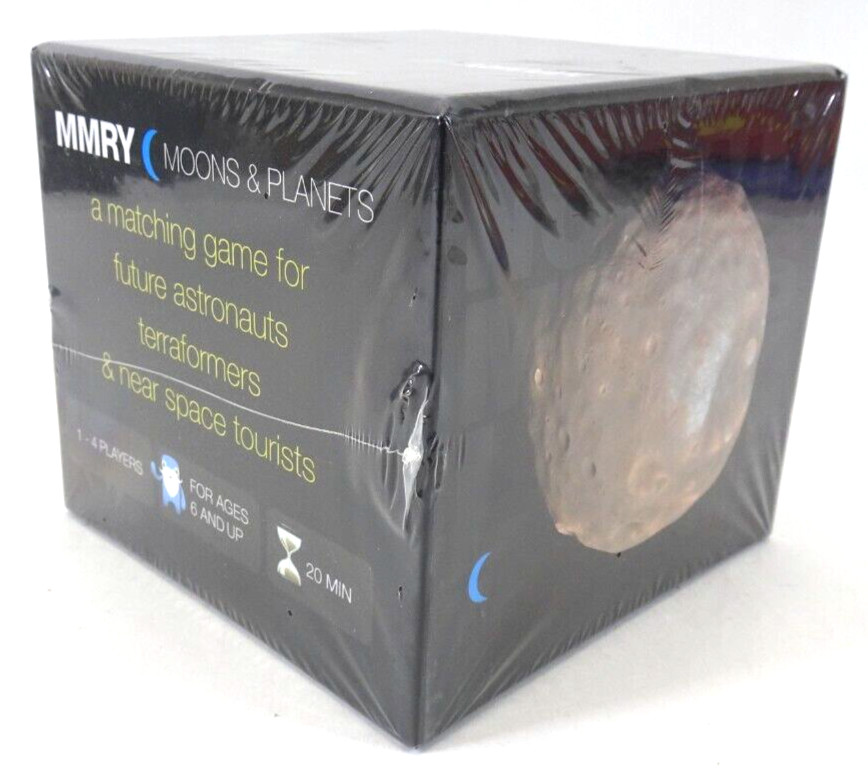 Moons & Planets Matching Game MMRY Guidebook 50 Tiles 2017 FACTORY SEALED HTF