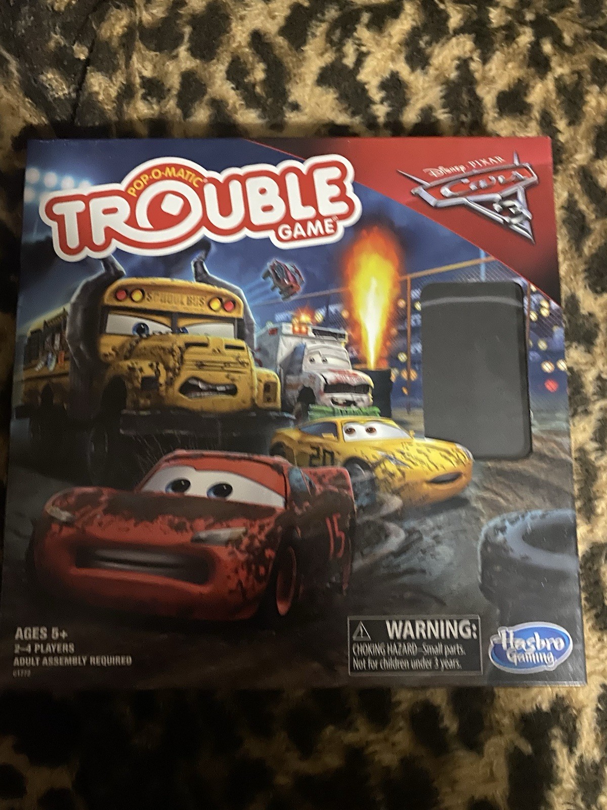 Disney Pixar Cars 3 Trouble Game COMPLETE Hasbro Gaming 2016 Pop O Matic Race