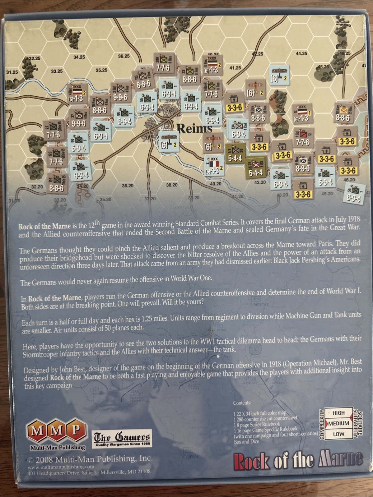MMP the Gamers: Standard Combat Series Rock of the Marne Op Michael Complete Set