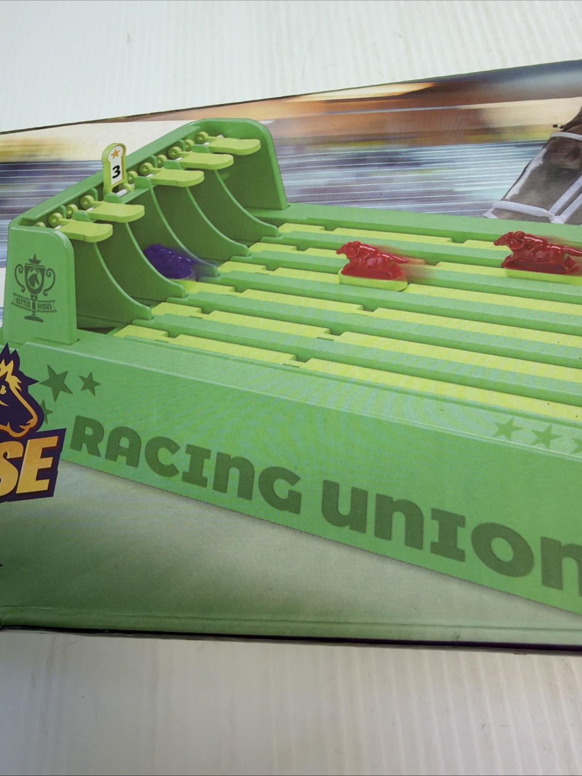 Horse Race Board Game, Electronic Horse Racing Game, Portable Tabletop Toys.{M}