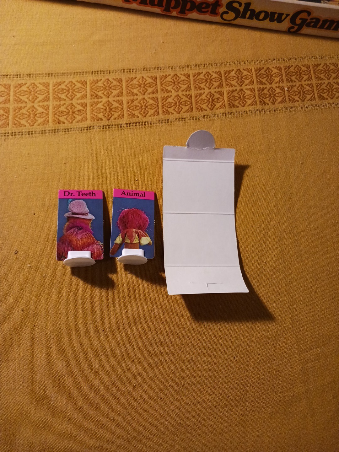 The Muppet Show Board Game 1977 Replacement Act 1 Set Pink Dr Teeth Animal 70s