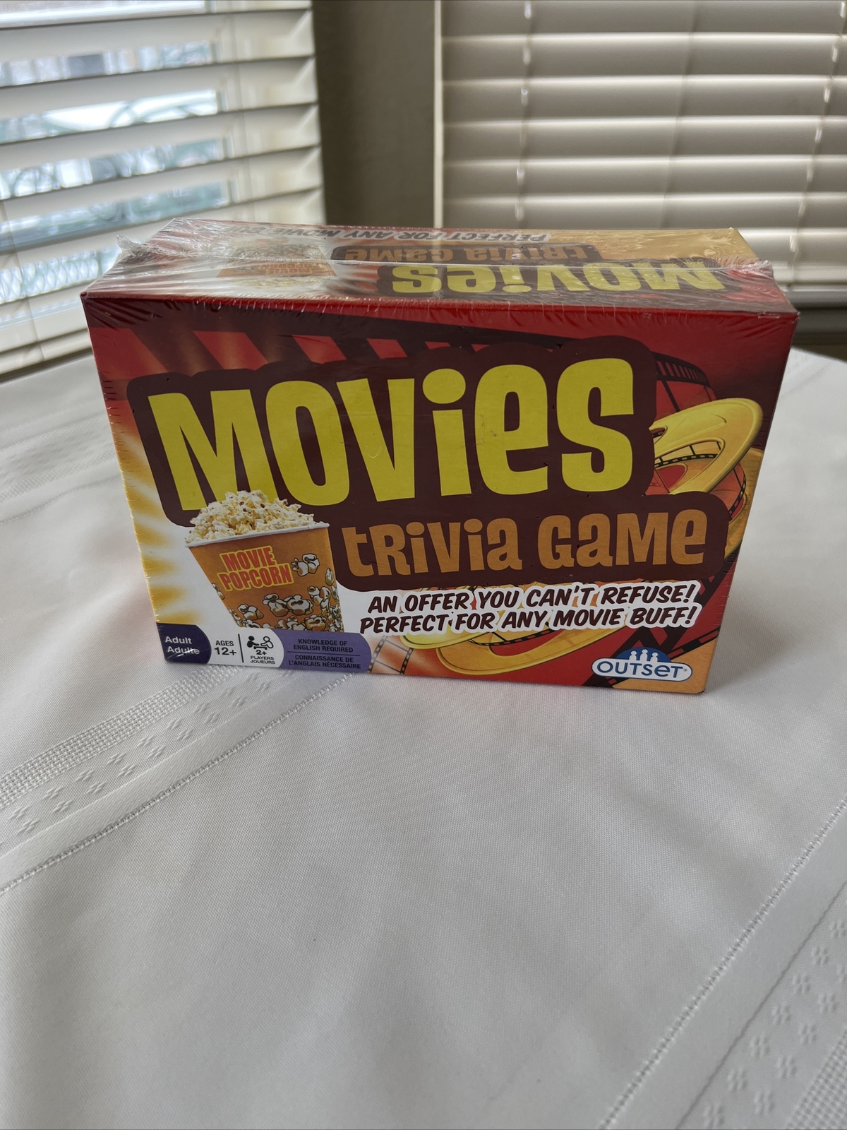 Movies Trivia Game Sealed New, 2016, Ages 12+
