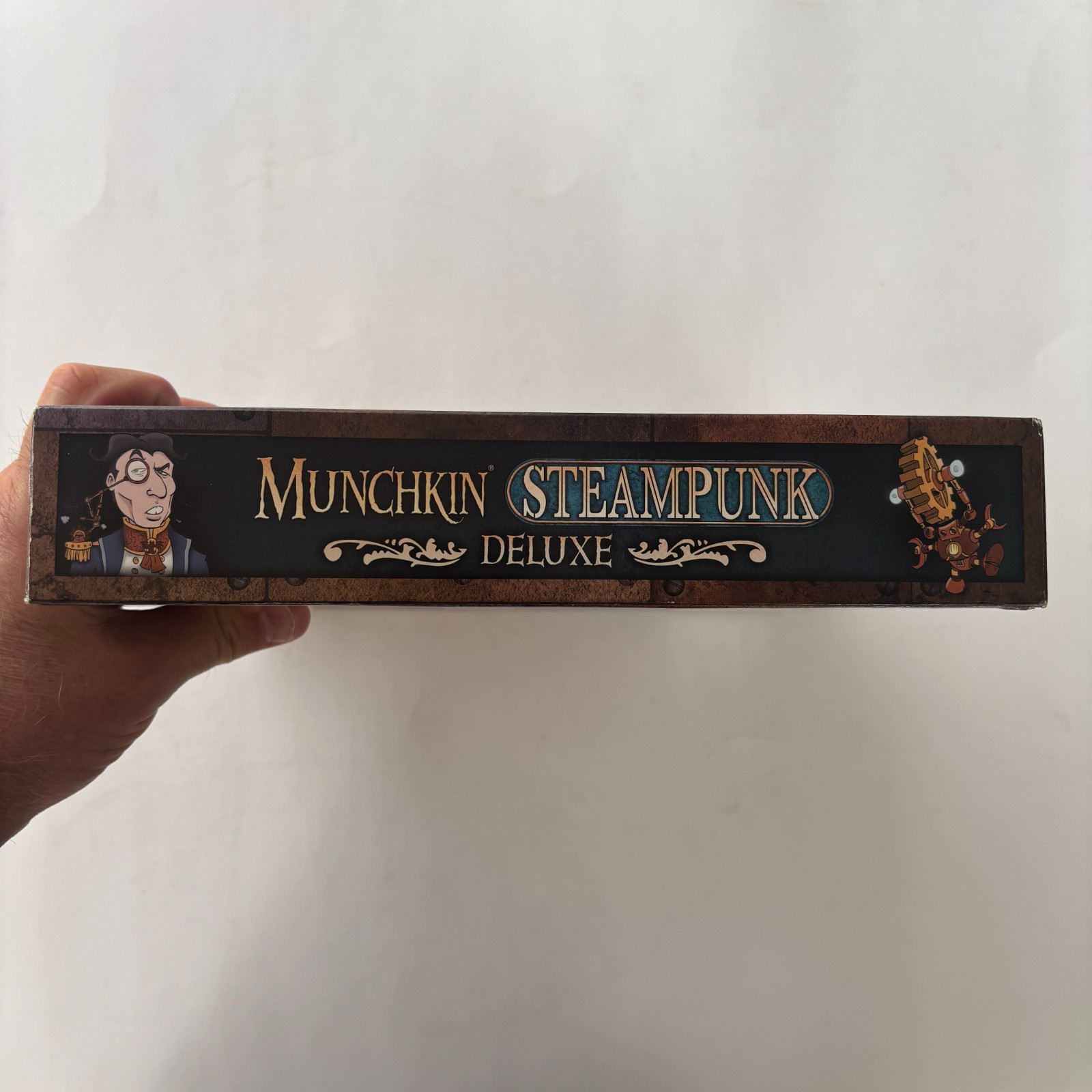 Munchkin Steampunk Deluxe – Board Card Game – Steve Jackson (some missing parts)