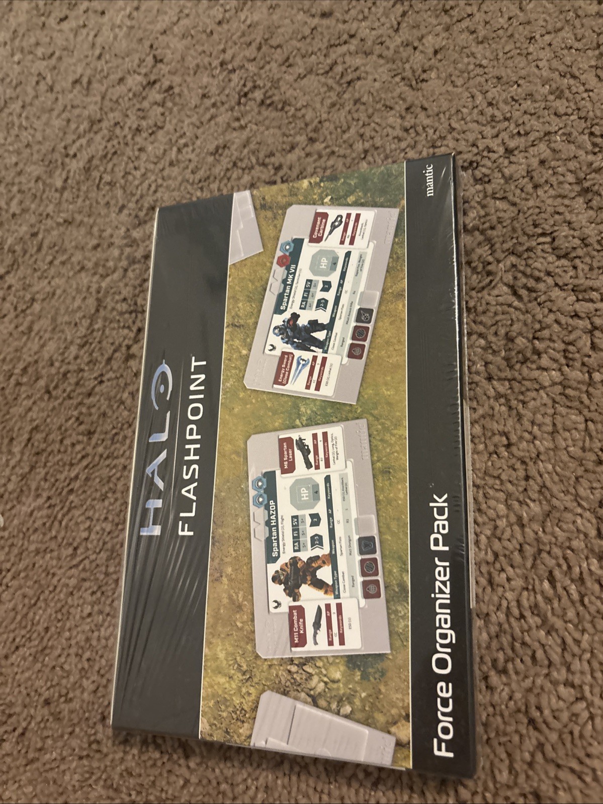 Halo Flashpoint Force Organizer Pack Mantic Games Spartan Cards Tokens Sealed