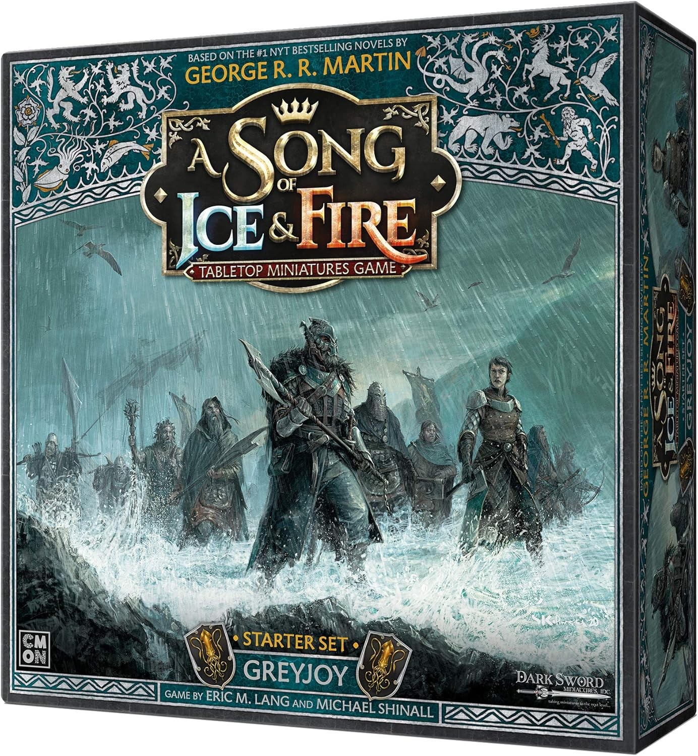 A Song of Ice and Fire Tabletop Miniatures Game House Greyjoy Starter Set -…