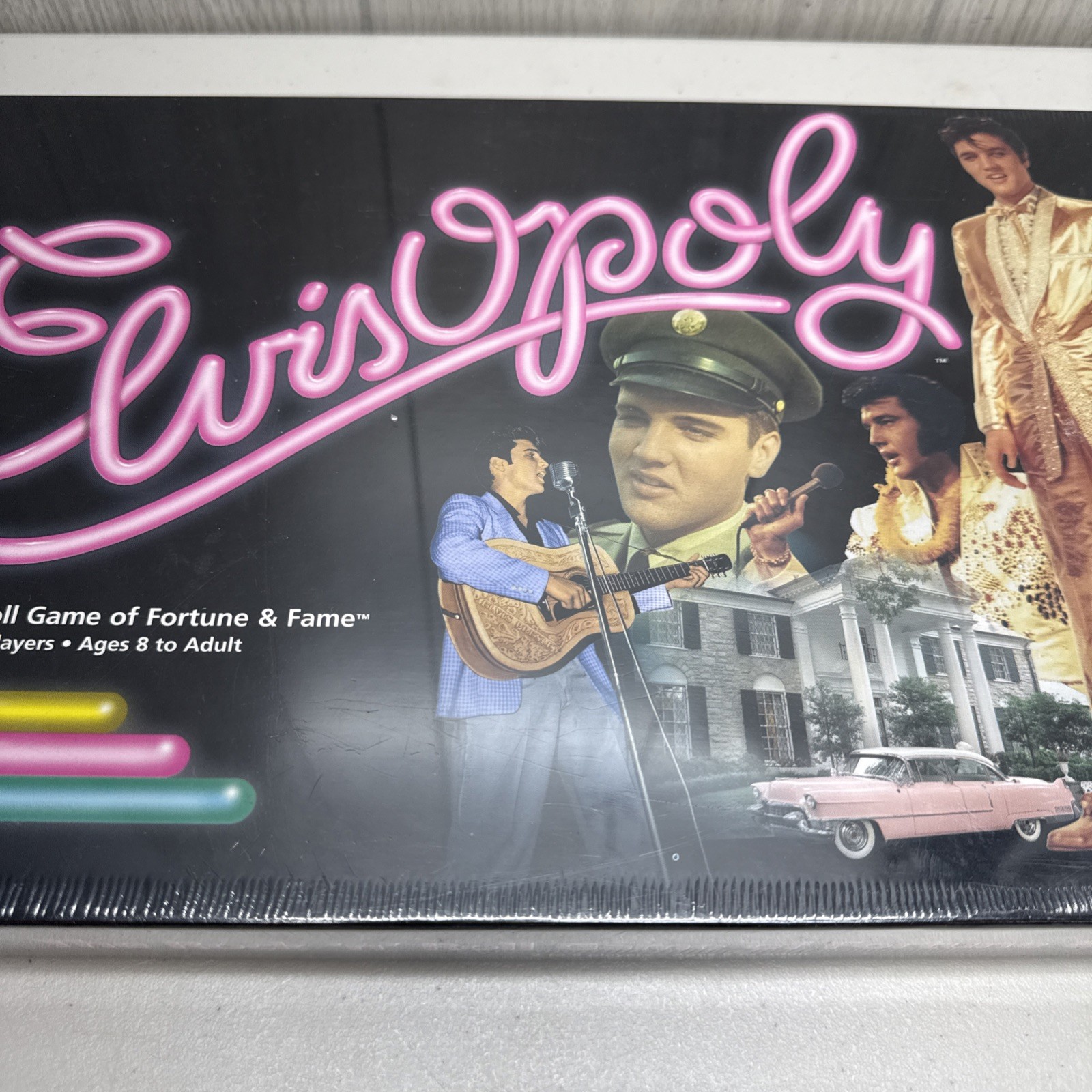 1995 Elvisopoly MONOPOLY Elvis Presley Edition Rock ‘N’ Roll Board Game SEALED