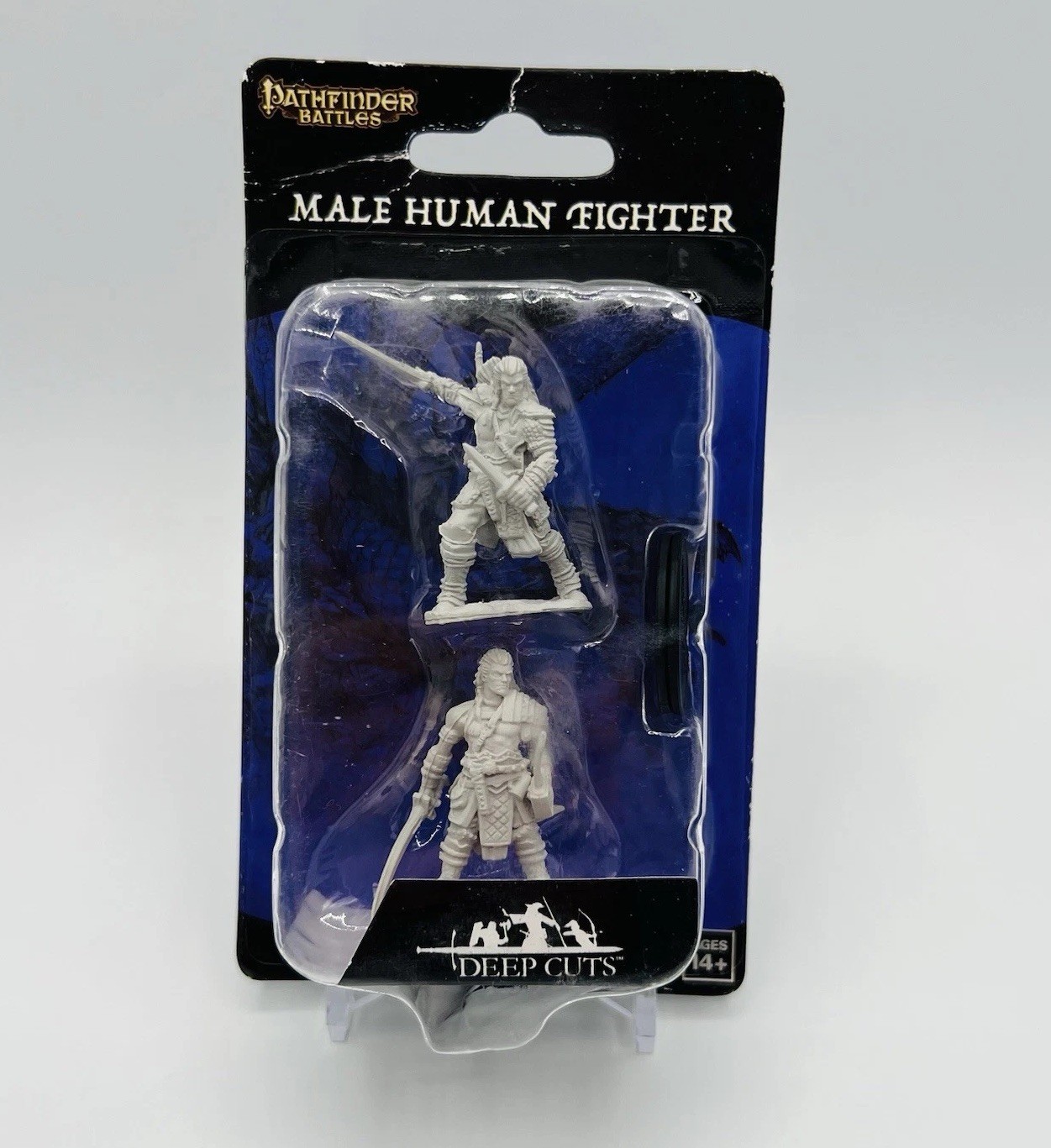 WizKidz Pathfinder Battles Miniature Deep Cuts Male Human Fighter 2020 Mini Figs
