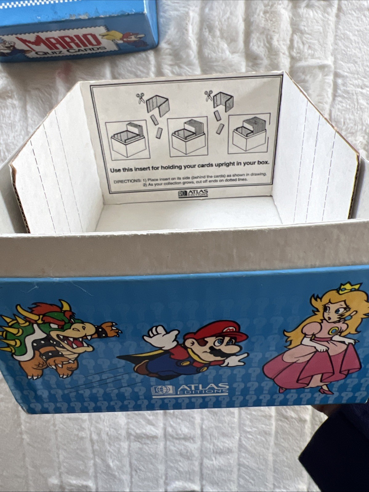 Vintage 1995 Mario Quiz Cards By Atlas Editions Sealed Trivia One Set In Mailer