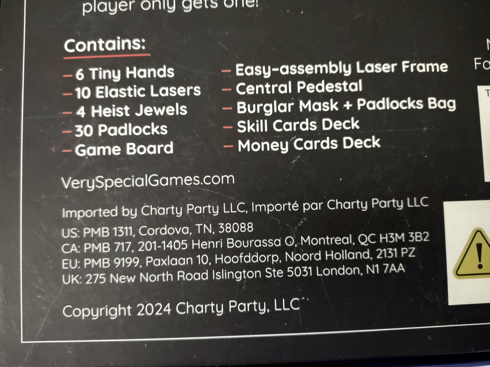 Tiny Laser Heist Hilariously Awkward 3D Tabletop Board Game Complete 3-6 Players