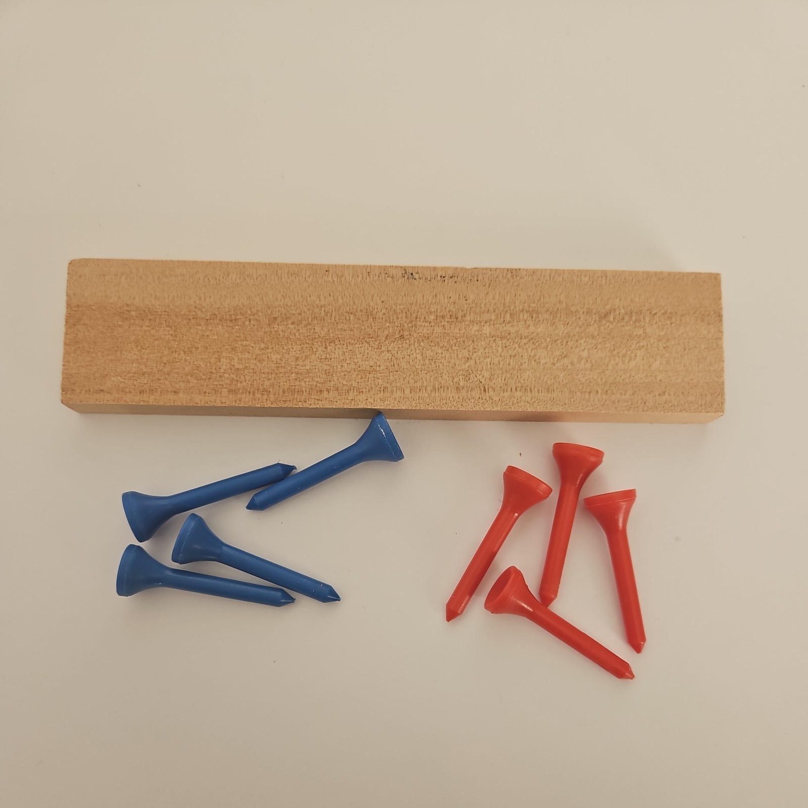 Vintage Wood Travel Game Mind Twister Blue and Red Peg Game