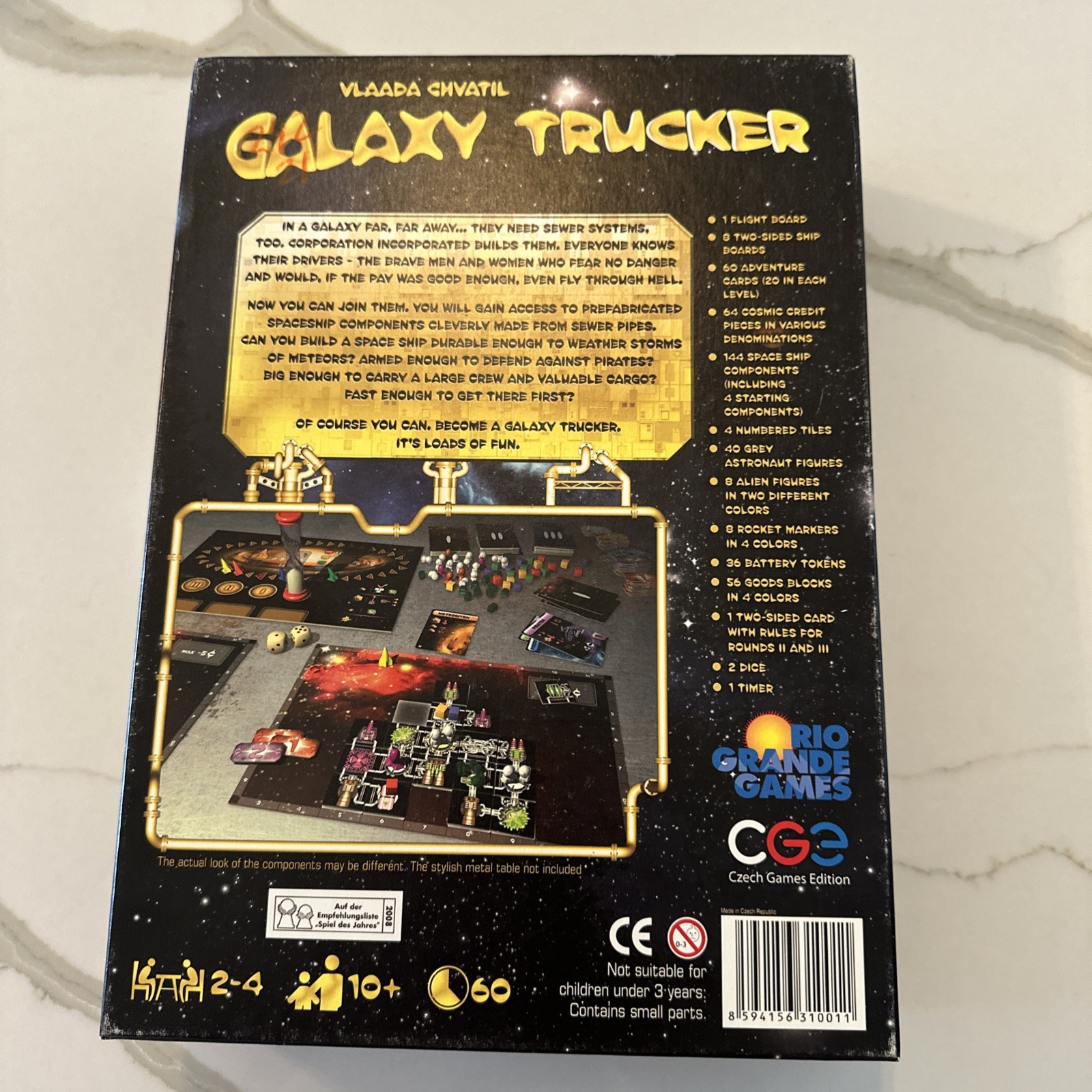 Galaxy Trucker Board Game CGE Czech Games Edition – 2008 + Expansions (see pics)