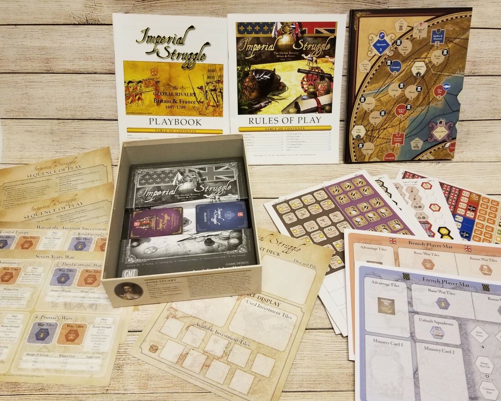 GMT Games Imperial Struggle 2nd Printing SEALED