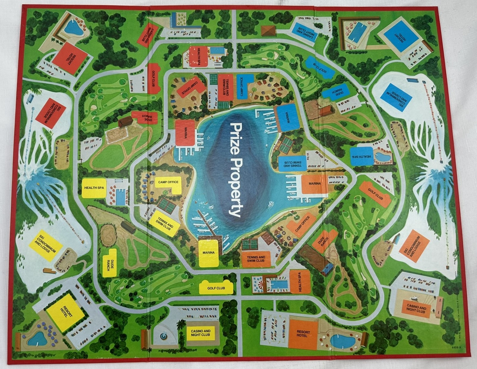 1970 Prize Property Board Game by Milton Bradley Never Played New Old Stock