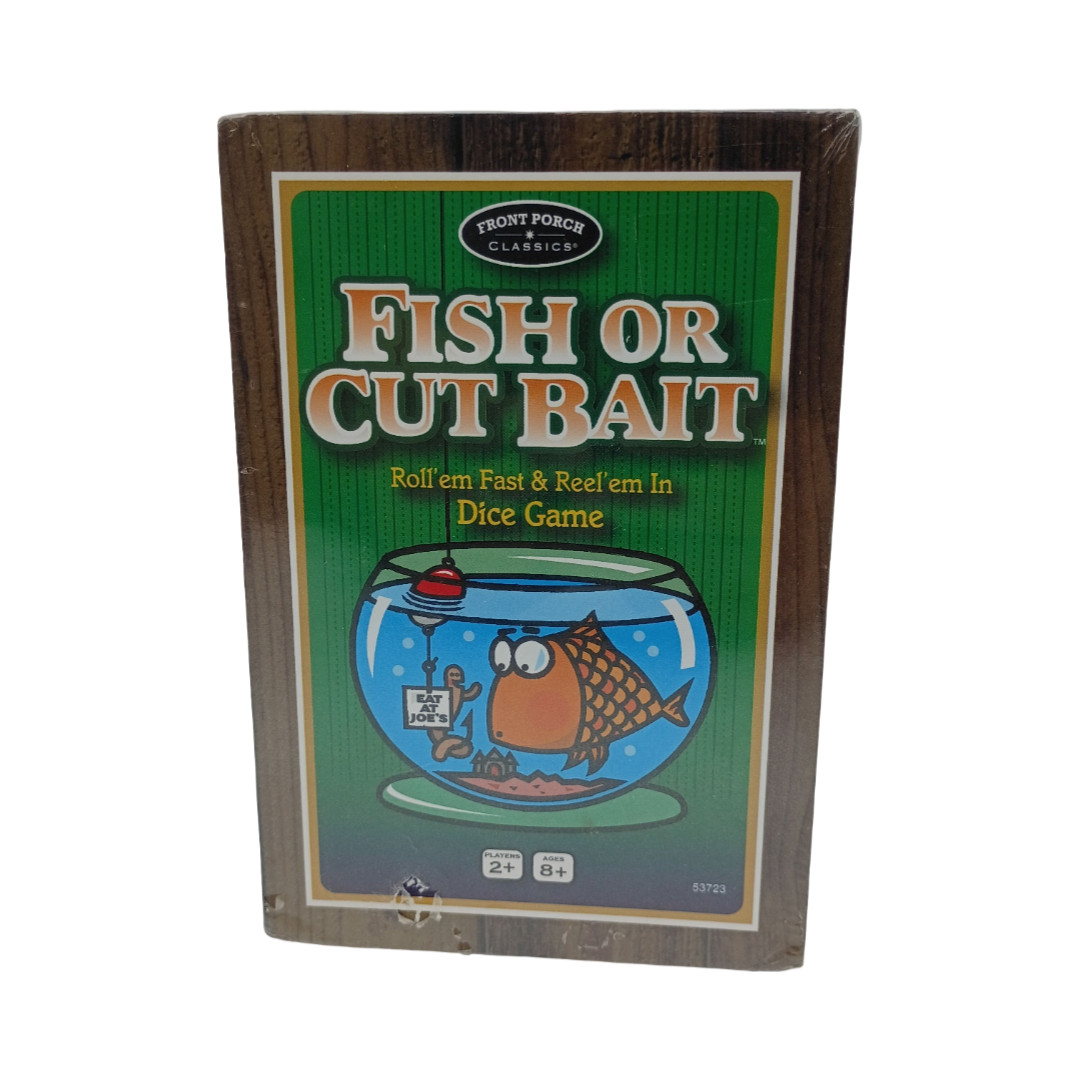 Fish or Cut Bait Dice Game by Front Porch Classics (Sealed, Ages 8+)