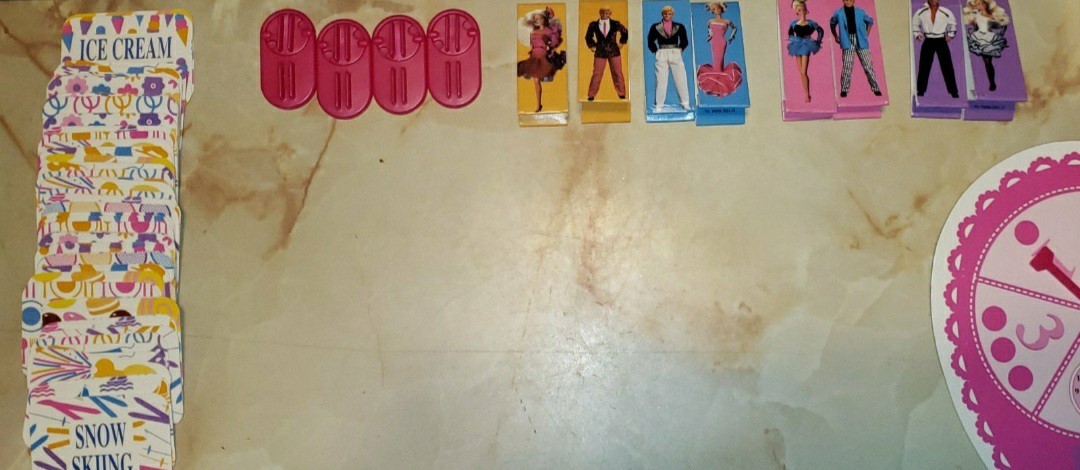 Barbie Dream Date Board Game 1992 Golden DOUBLE CLICK PHOTOS-FULL