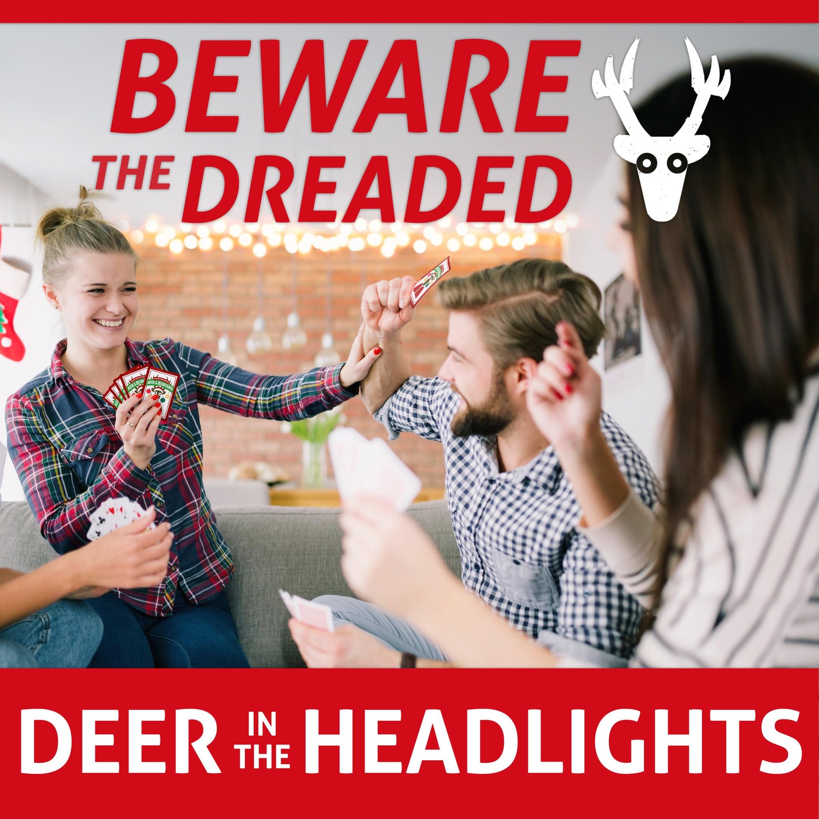Front Porch Classics, Deer in The Headlights Holiday Game Edition, One Size
