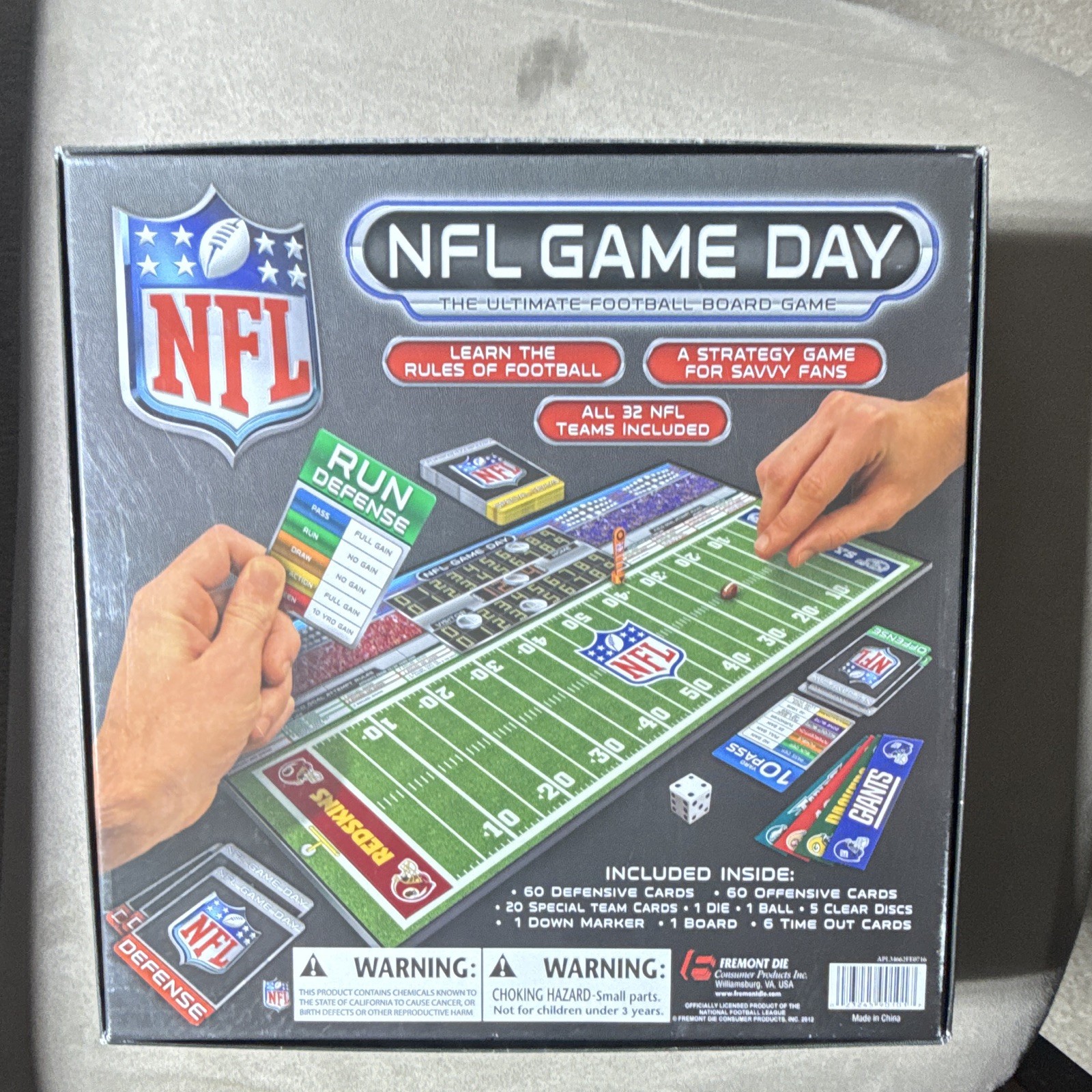 NFL NFL Game Day Football Board Game All 32 Teams, 2-4 Players, Ages 9+