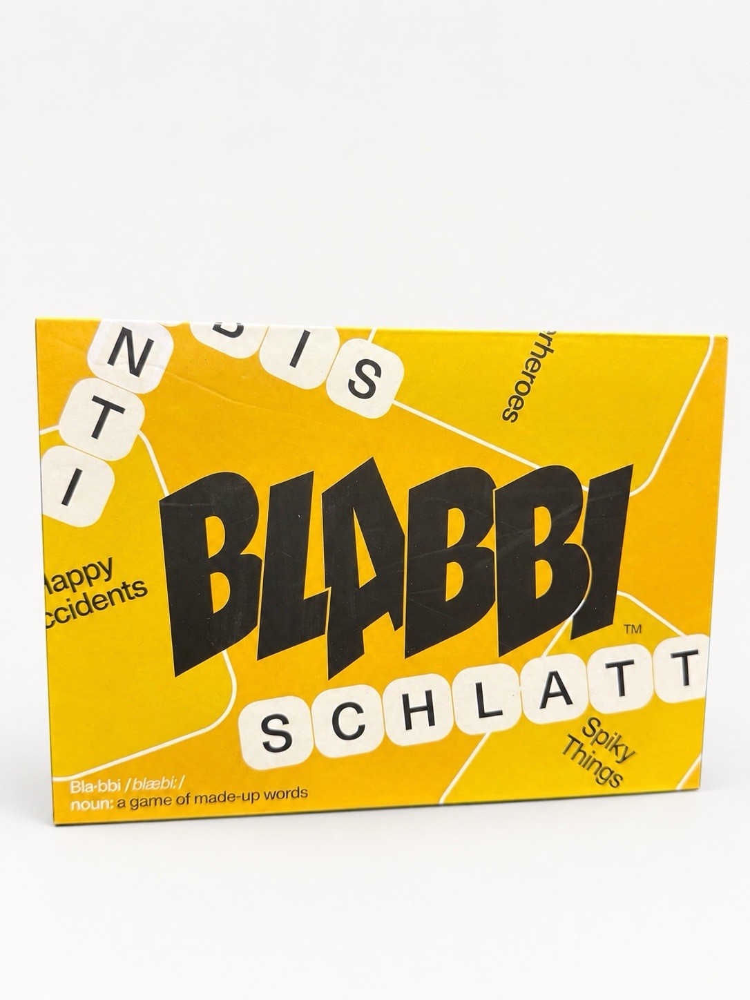 Blabbi Game of Made-Up Words Party Word Game Open Box Complete