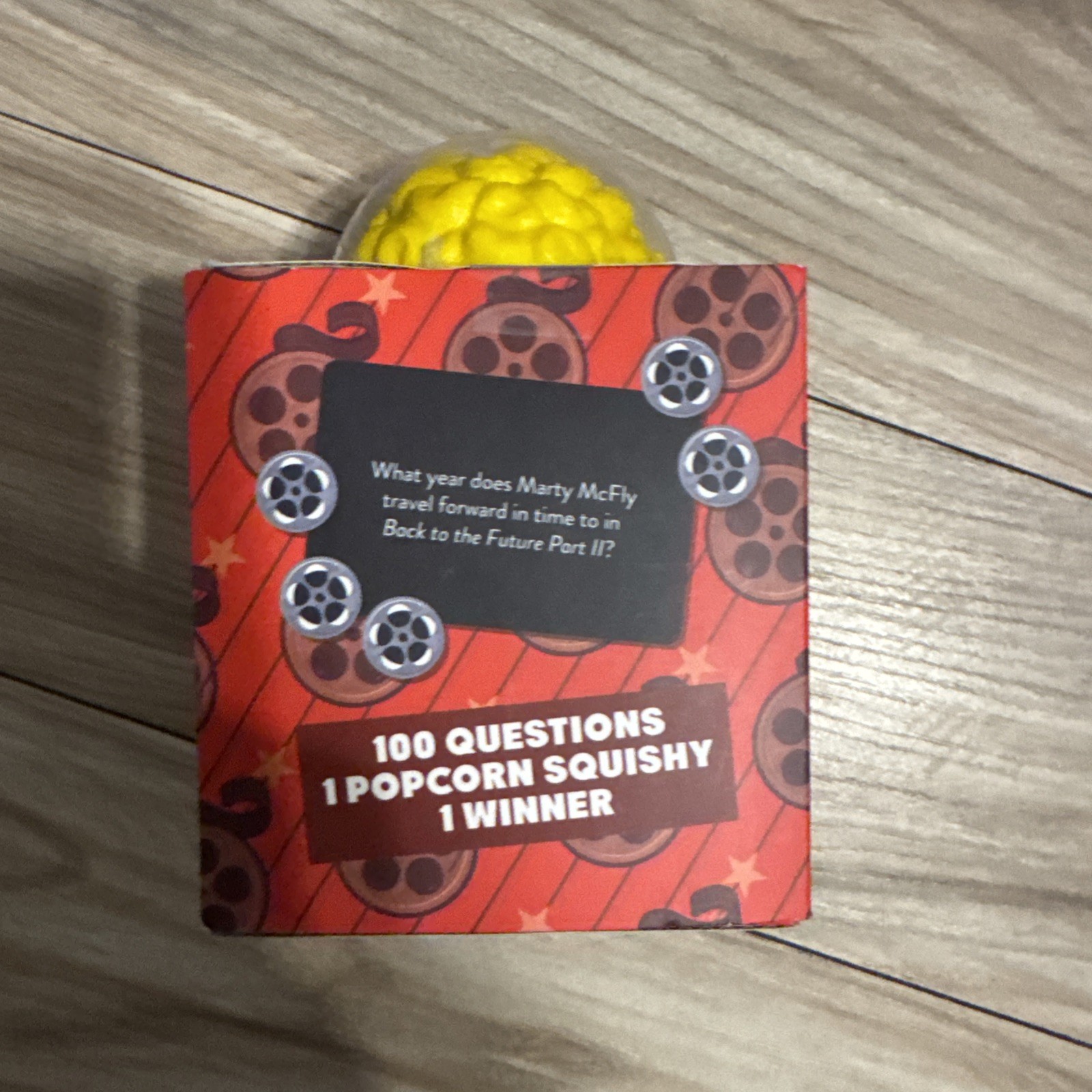 Know It To Throw It Movie Trivia Game Party Set – Popcorn Squishy & Trivia Cards