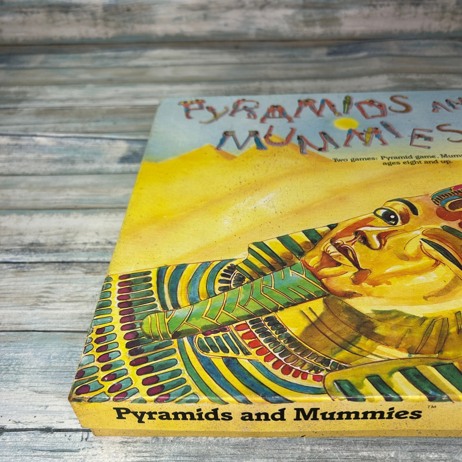 Aristoplay Boardgame Pyramids and Mummies Box Vintage 80s 1988 Retro