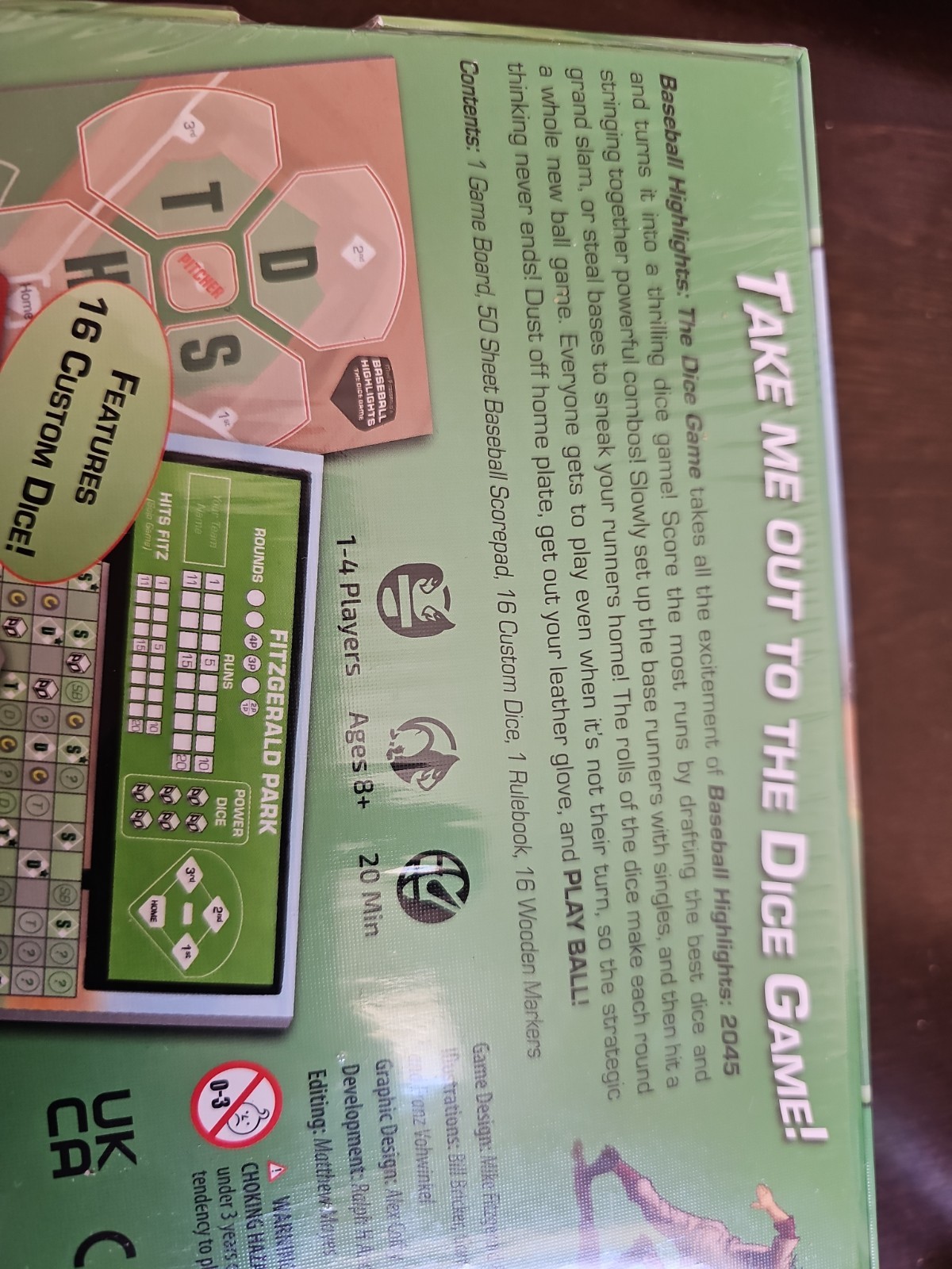 Baseball Highlights: The Dice Game. New Sealed Kickstarter Exclusive