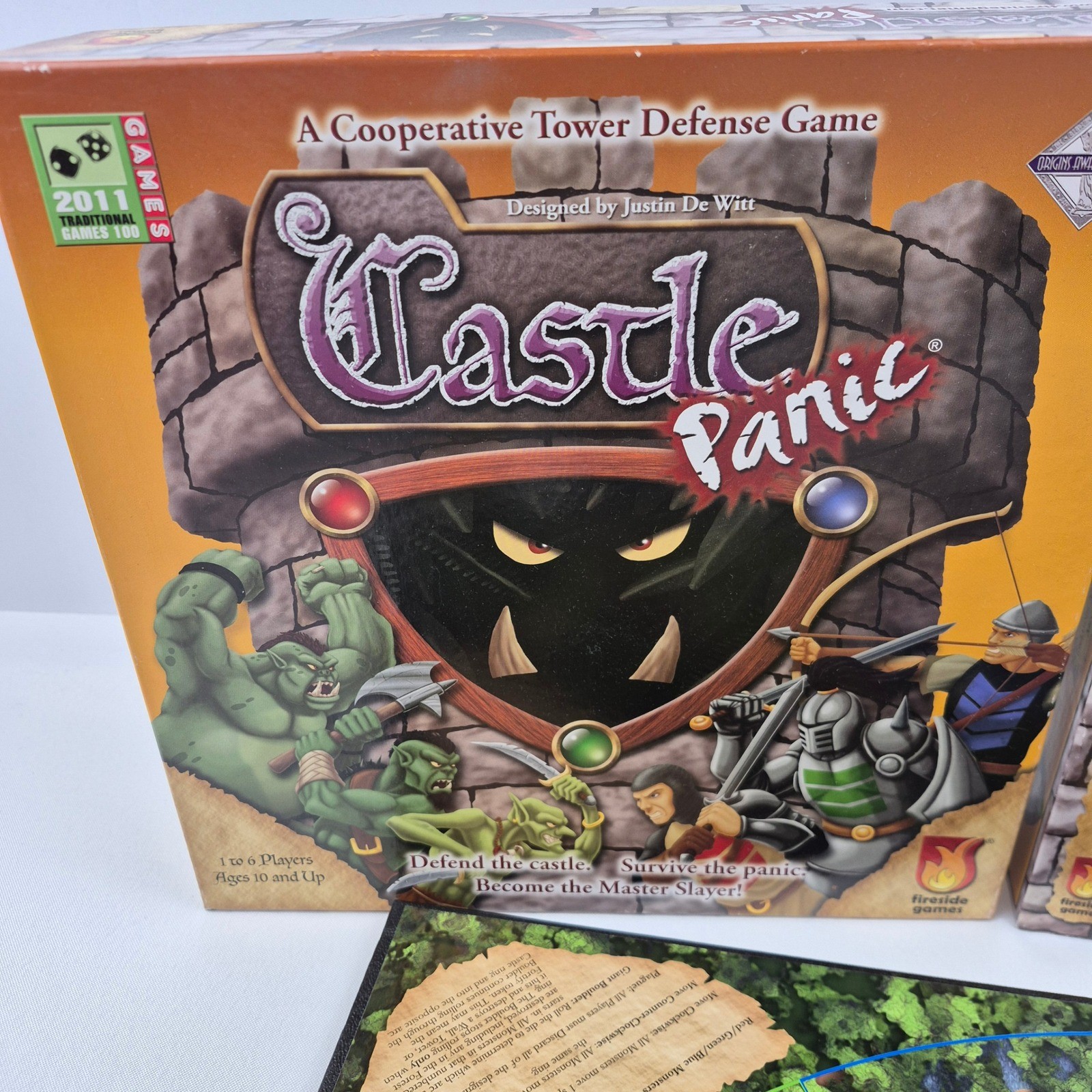 Castle Panic Cooperative Tower Defense Board Game Fireside Games 1st Ed Complete
