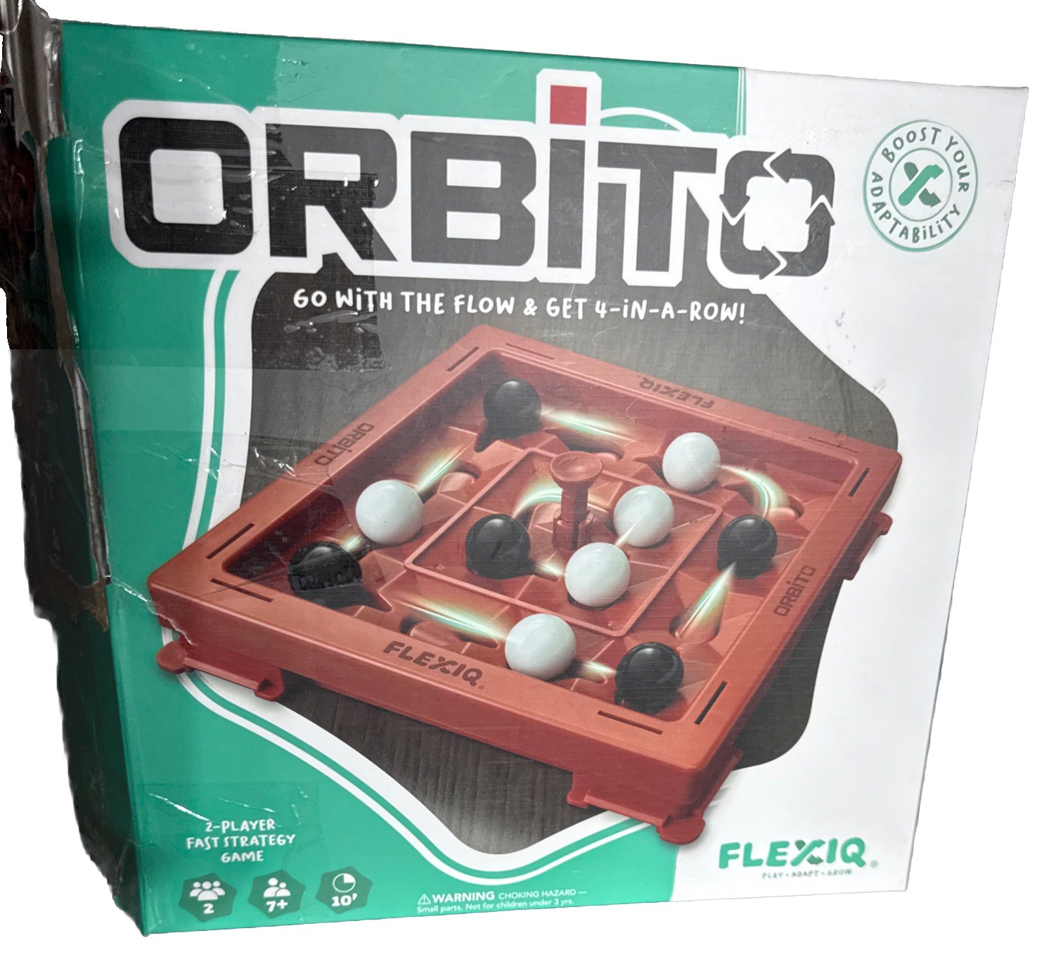 Orbito 2 Player Fast Strategy Board Game – Focus, Problem Solving, Open Box