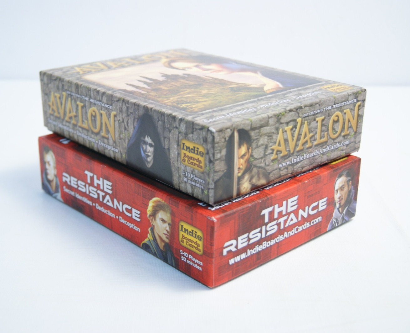The Resistance & Avalon Lot of 2 Games by Indie Boards & Cards See Details