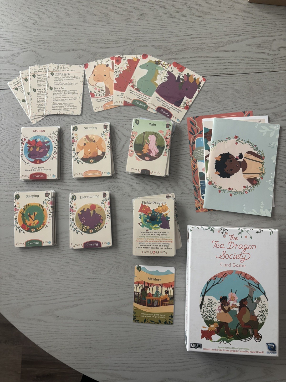 The Tea Dragon Society Card Game – Convention Promo Edition FULLY SLEEVED
