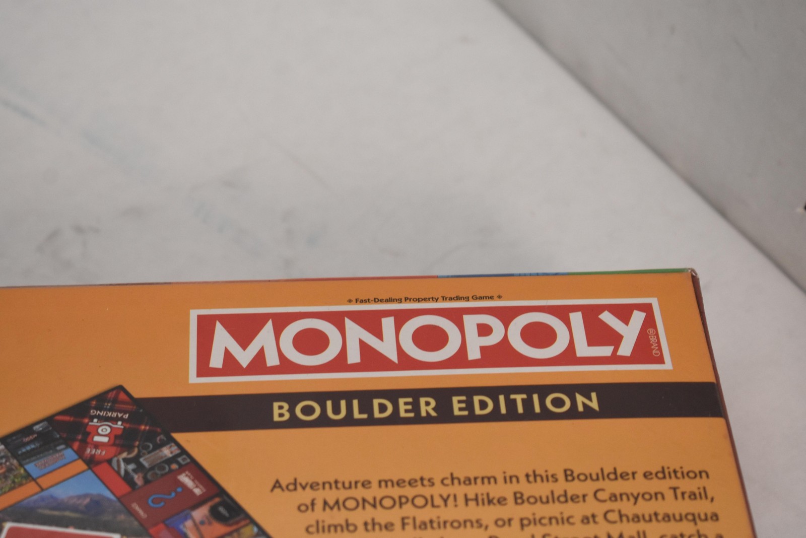 Monopoly Boulder Edition Board Game New Sealed Ages 8+ Made In USA Top Trumps