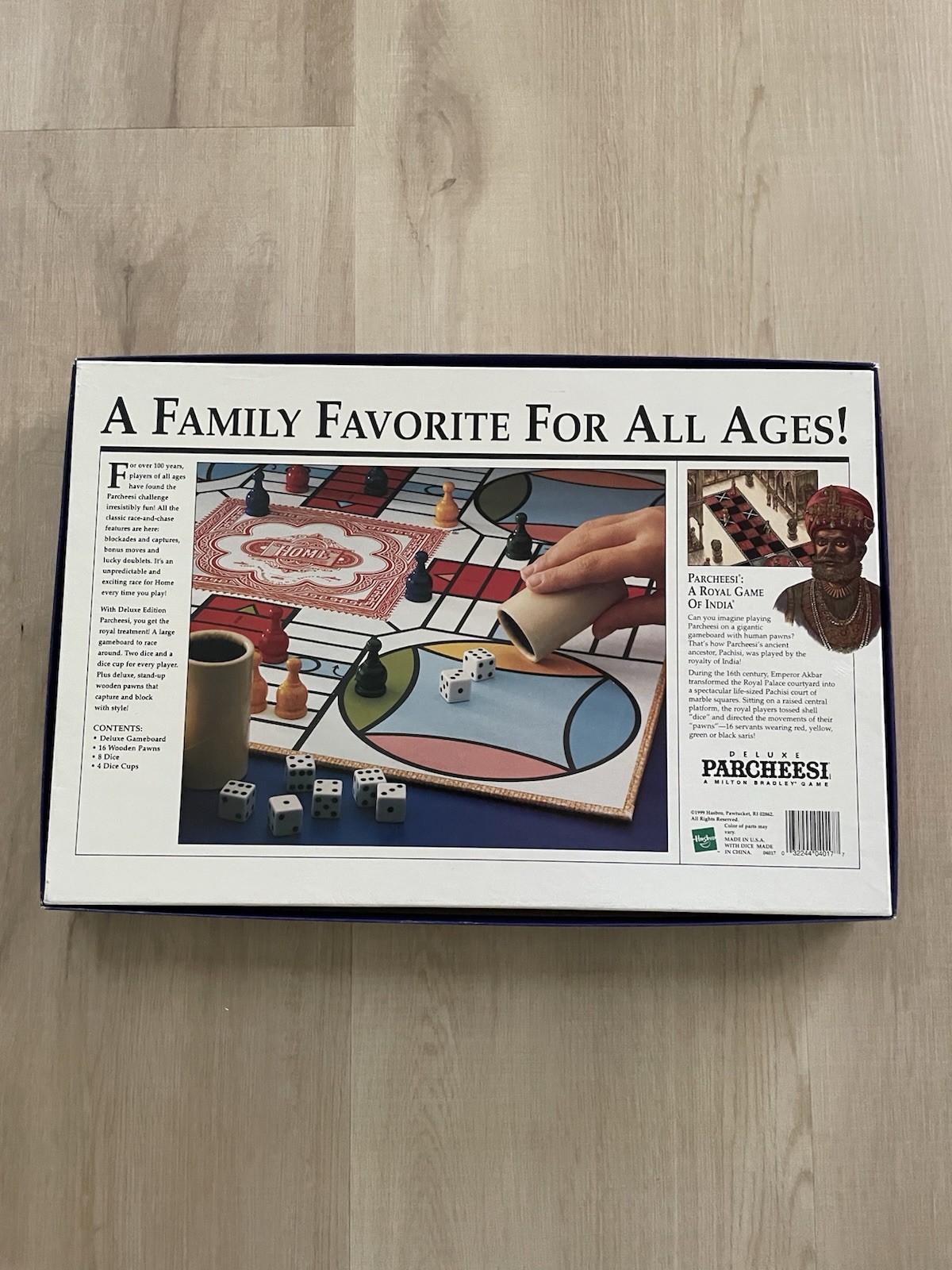 Milton Bradley 1999 Deluxe Parcheesi Board Game Complete In Box
