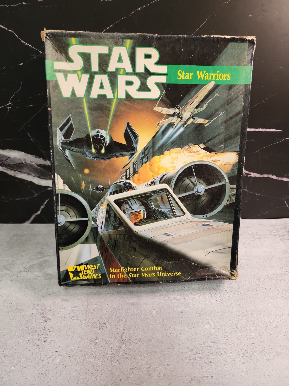 Vintage 1987 West End Games Star Wars Star Warriors Used Complete