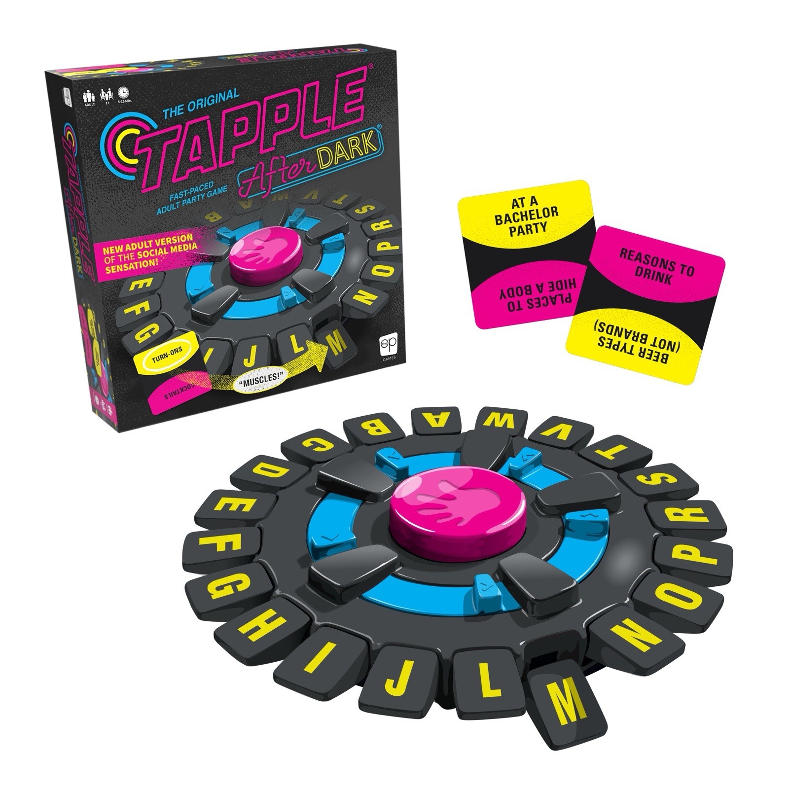 The OP Games Tapple After Dark Timed Adult Party Game 2+ Players Ages 17+