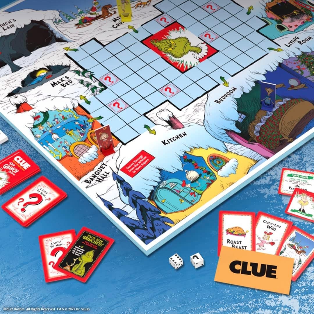 Discover Who Stole Christmas with CLUE: The Grinch Game – 60 Minutes of Fun