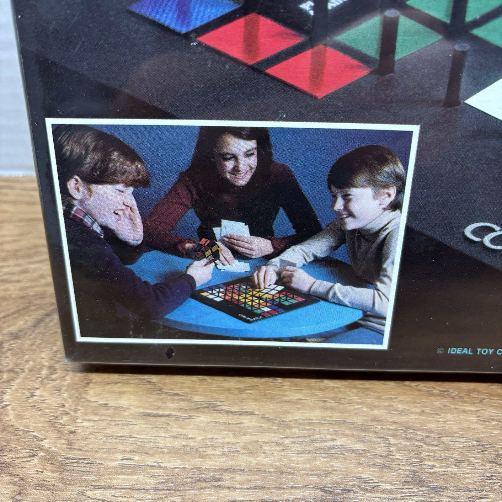 Vintage Board Game Color Match Rubiks Cube Makers Ideal 1982 * FACTORY SEALED*